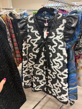 Frances Dress by VOY, Black/White - NWT